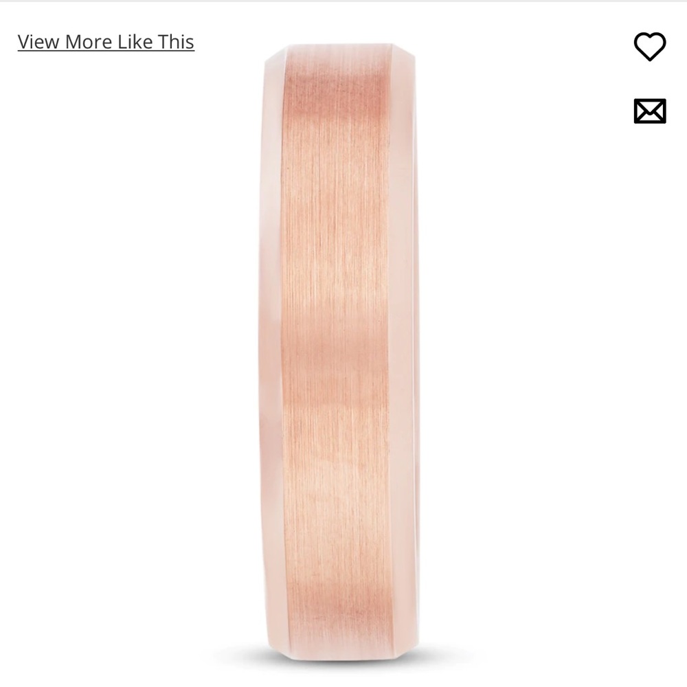 Brand new Rose Gold men’s wedding band!!! KAYS